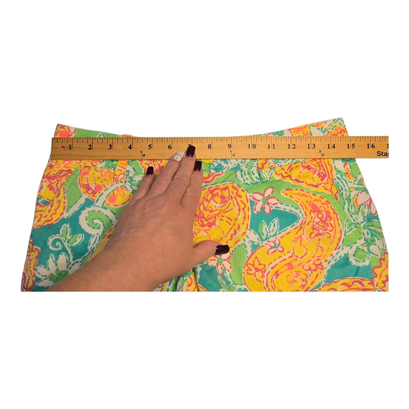 Lilly Pulitzer The Walsh Shorts Womens 00 Multicolor Floral Print Resortwear - Picture 8 of 10